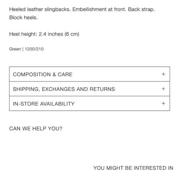 Zara leather embellished slingbacks - Picture 6 of 6